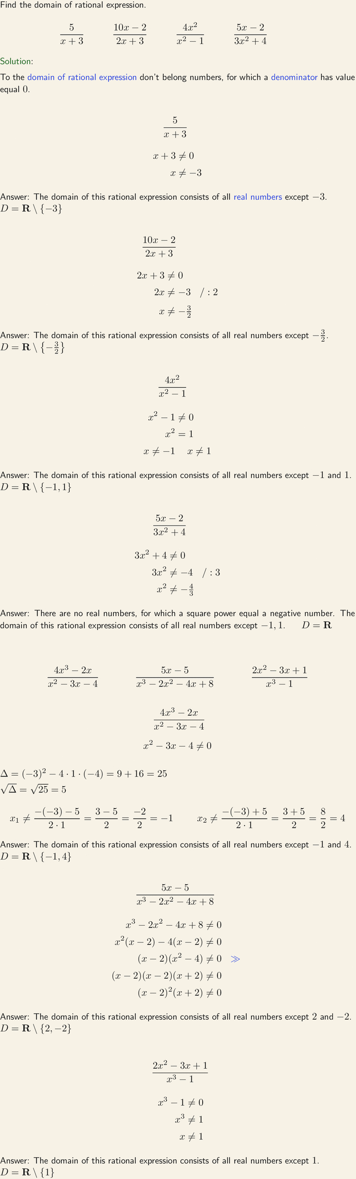 domain-of-rational-expression